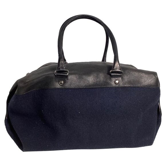 Balenciaga Chèvre Duffel Bag in Navy Blue Wool - Picture 2 of 7